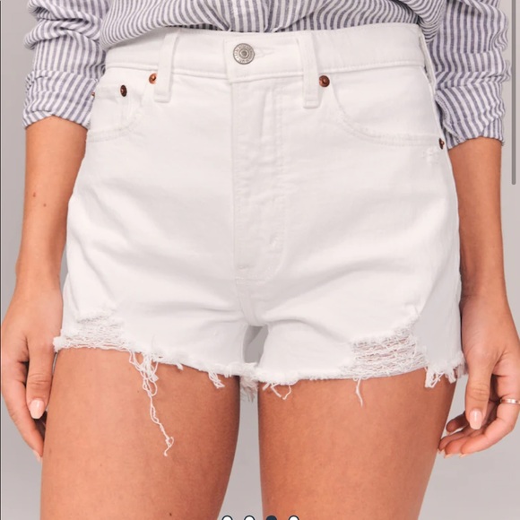 Abercrombie & Fitch Shorts | Abercrombie High Rise Mom Shorts | Poshmark